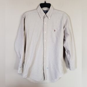 Ralph Lauren Men's Long Sleeve Button Up Shirt Size 14.5  /  32